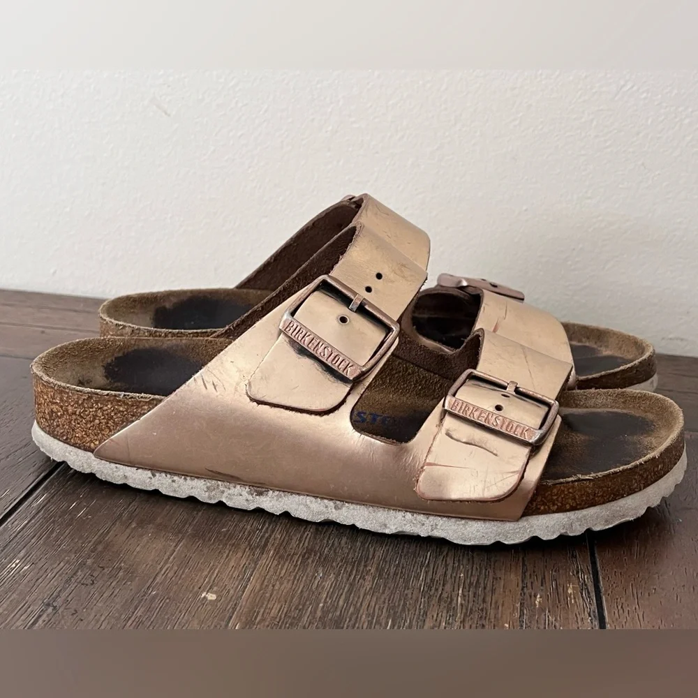 Birkenstock Arizona Sandals size 37 Women’s size 6 - Picture 6 of 9